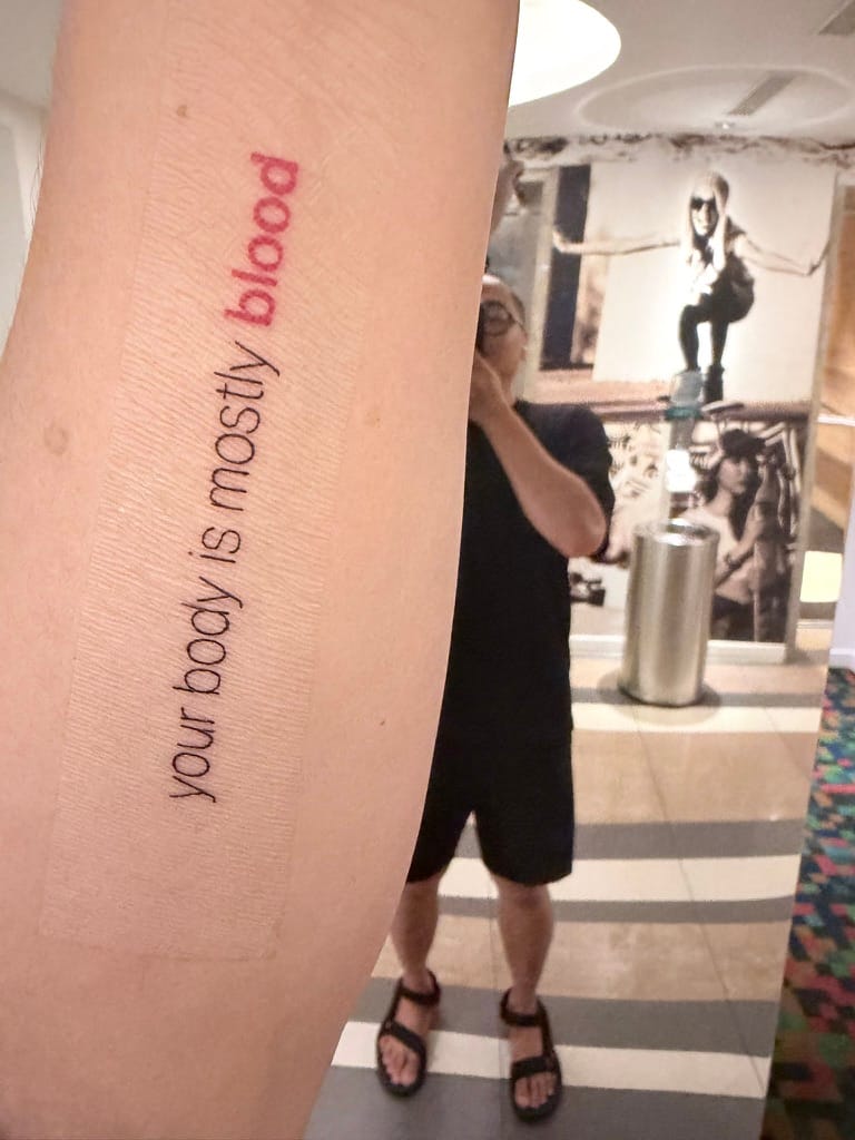 Your body is mostly blood